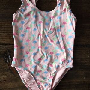 Vineyard Vines Pink Flamingo Kids Swim One Piece